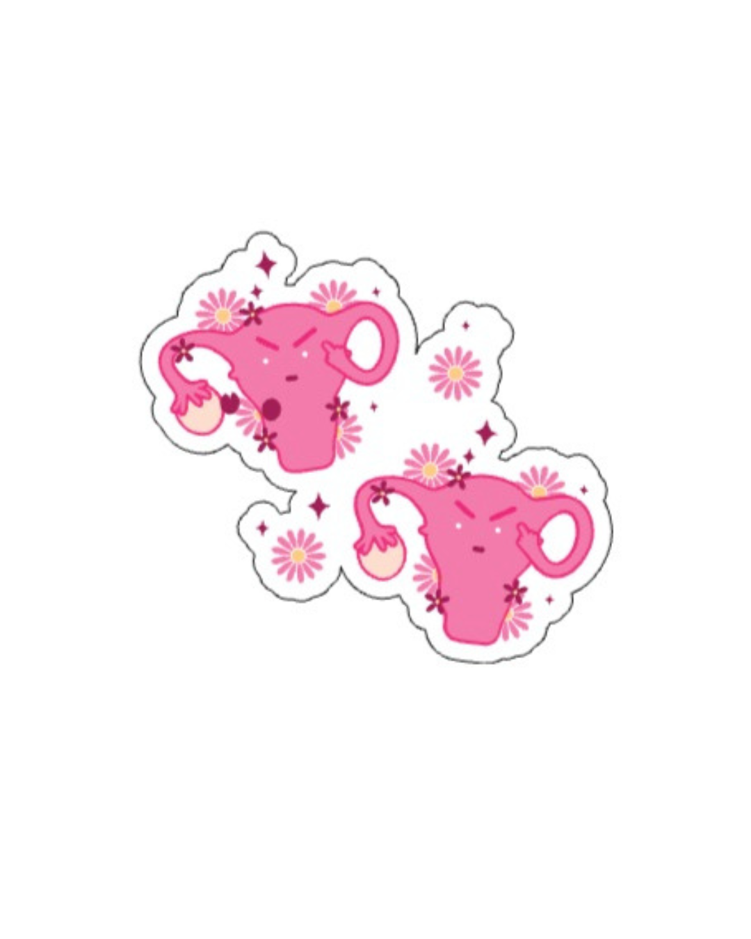 Angry Uterus Sticker