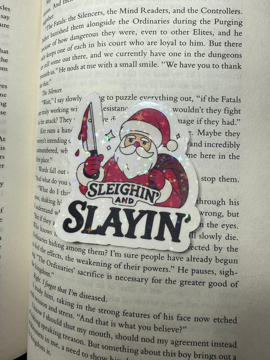 Slayin’ Santa sticker