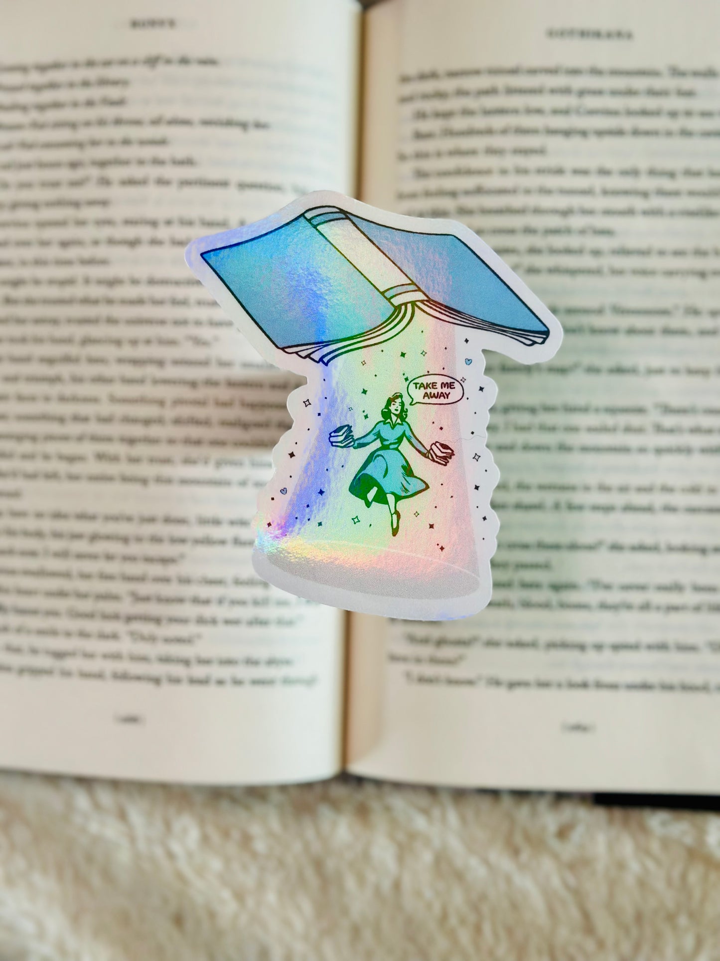 Take me away 3D bookmark