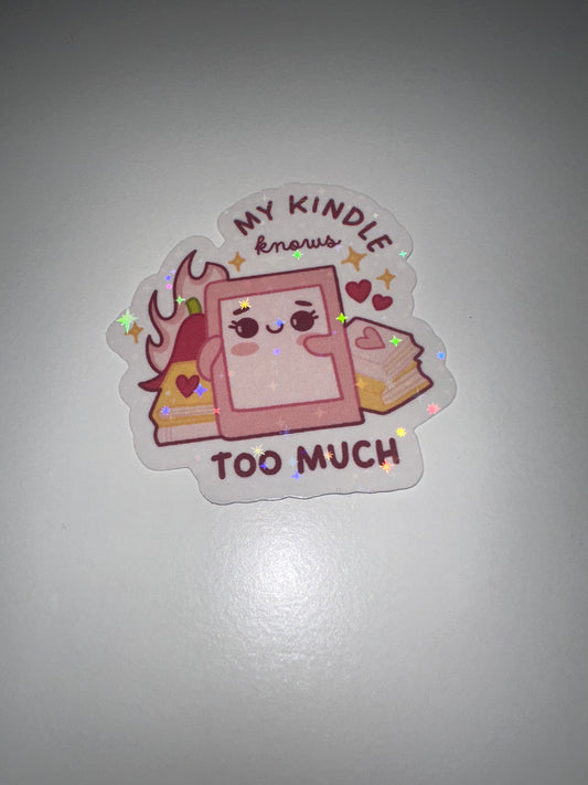 Kindle knows sticker