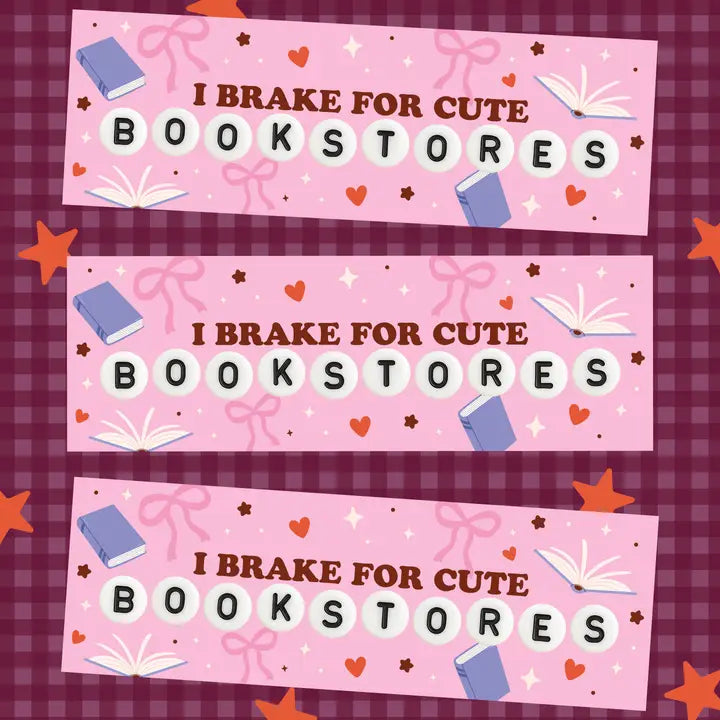 Brake for bookstores car magnet