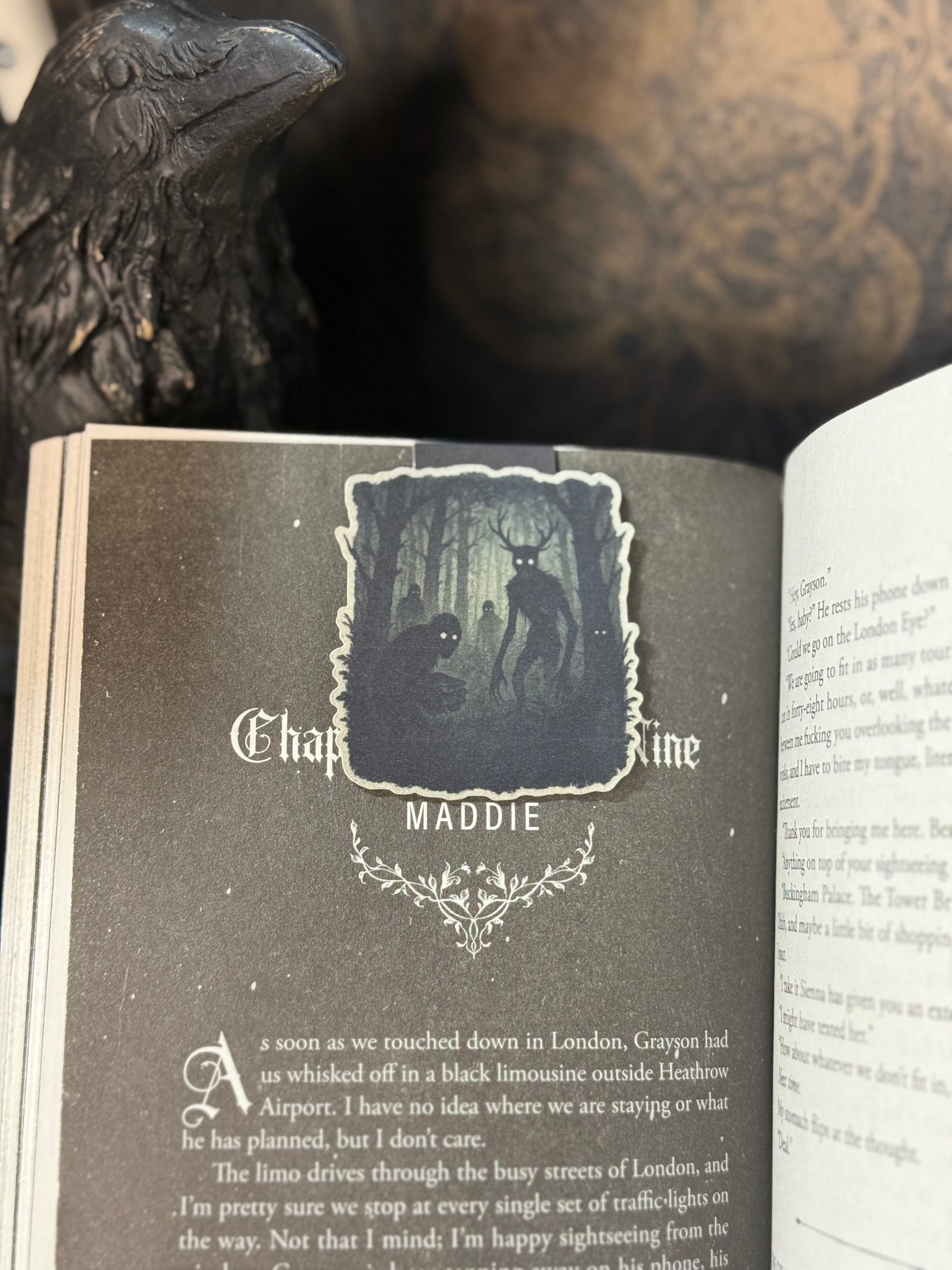 Nightmare magnetic bookmark