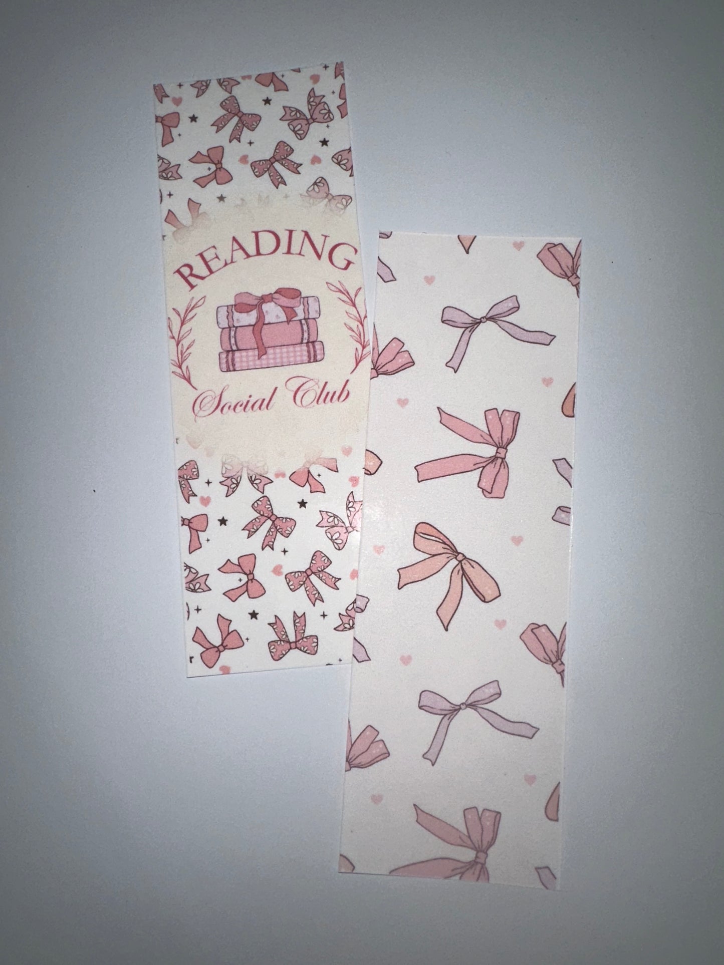 Reading club bookmark