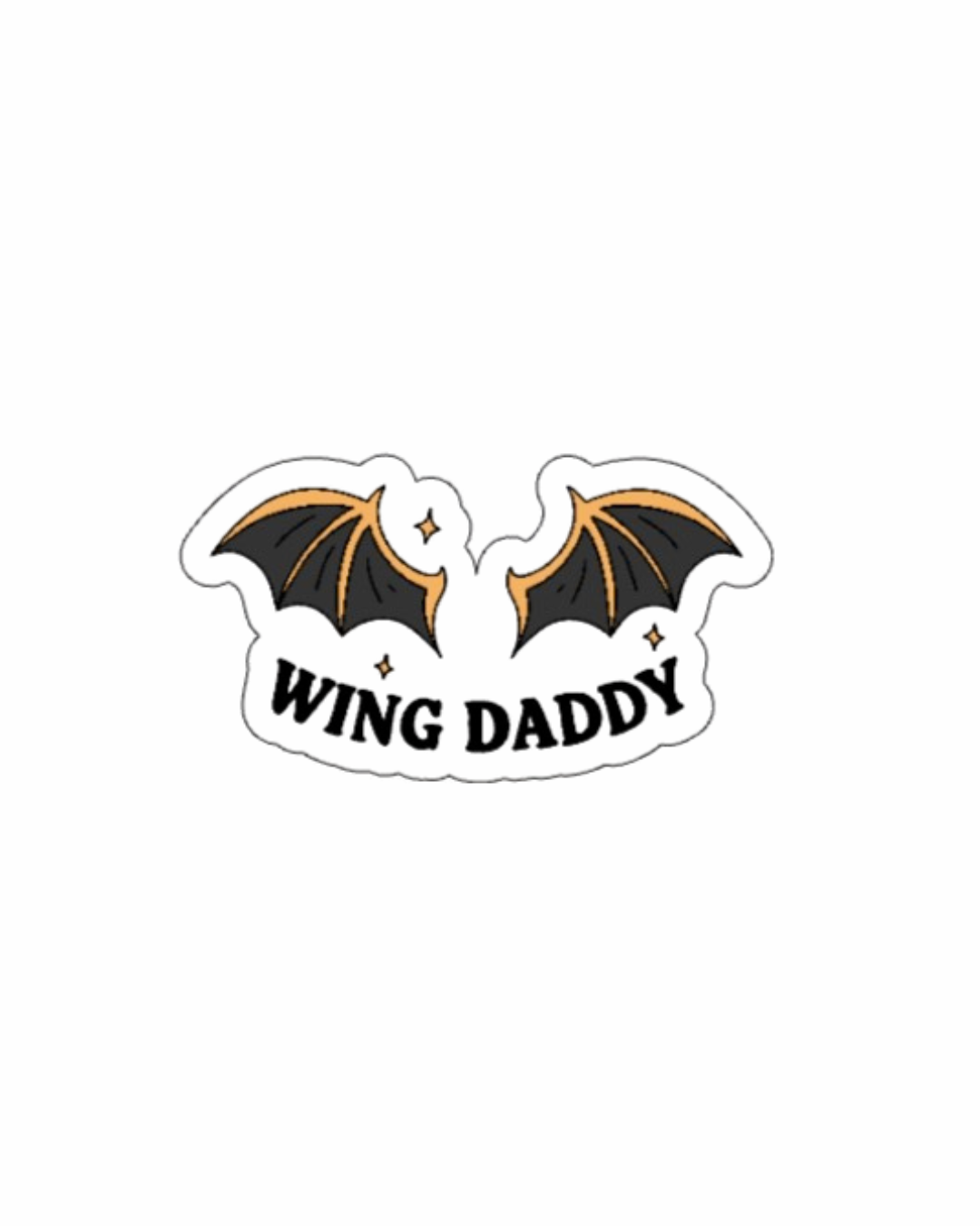 Wing Daddy Sticker