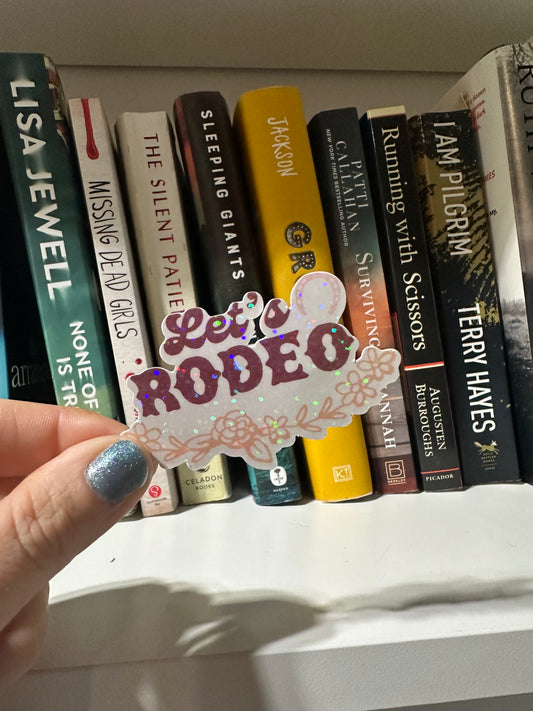 Let’s rodeo sticker