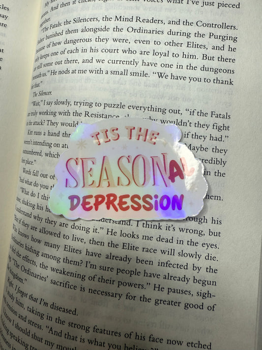 Seasonal depression sticker