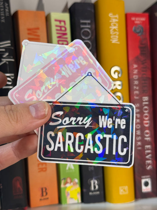 Sarcastic sticker
