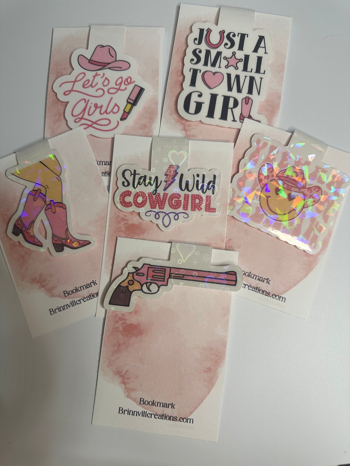 Let’s go girls magnetic bookmark