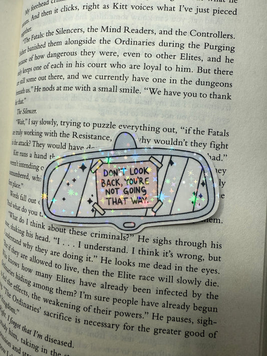 Don’t look back sticker