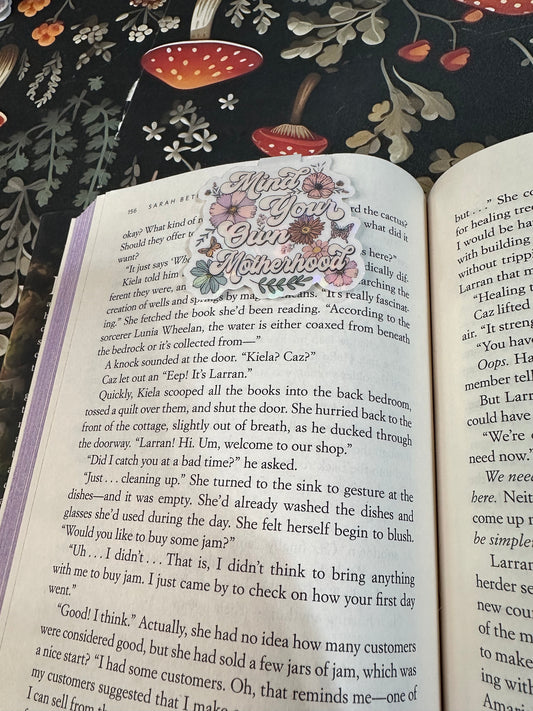 Mind your motherhood magnetic bookmark