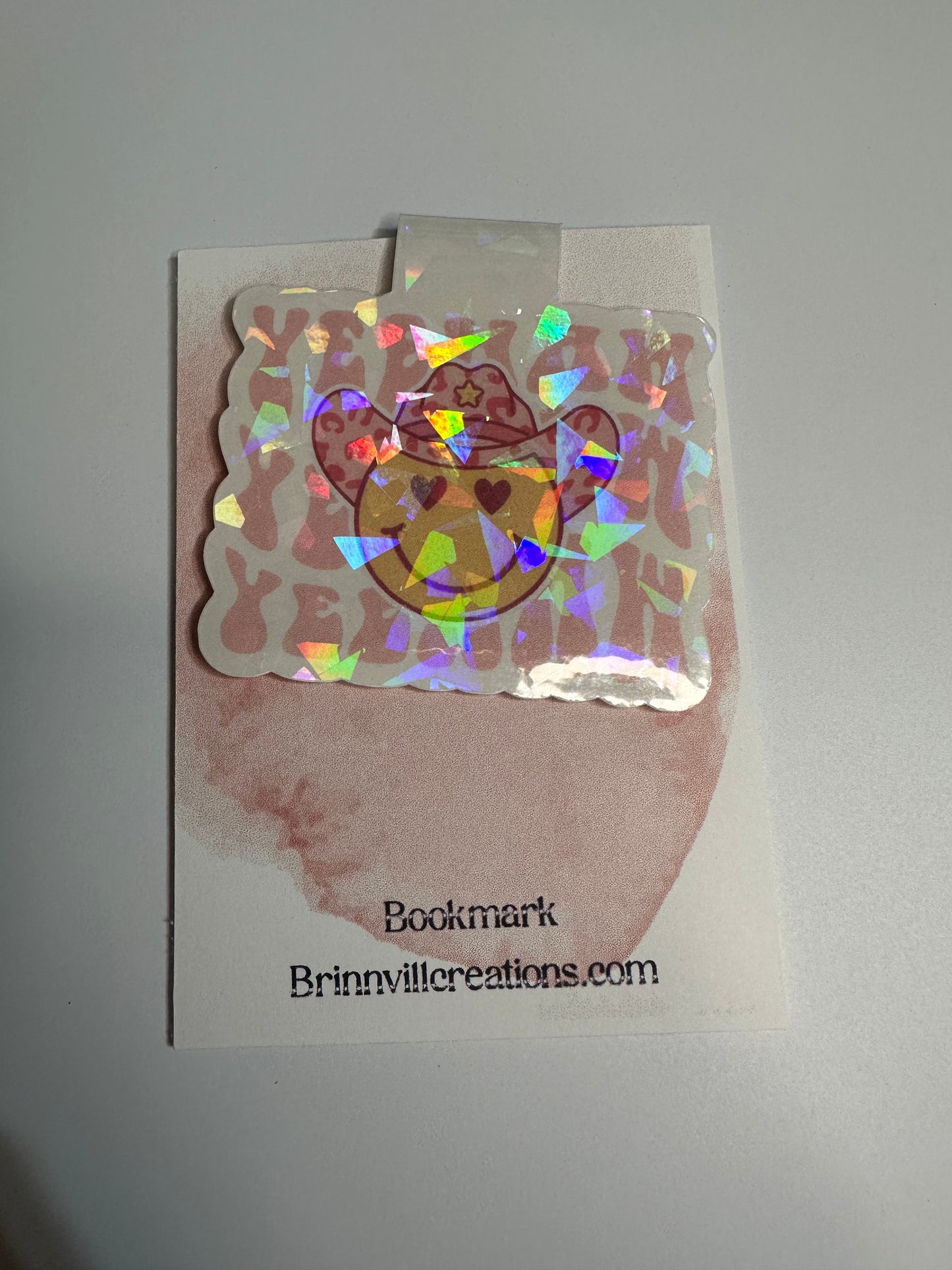 Yeehaw magnetic bookmark