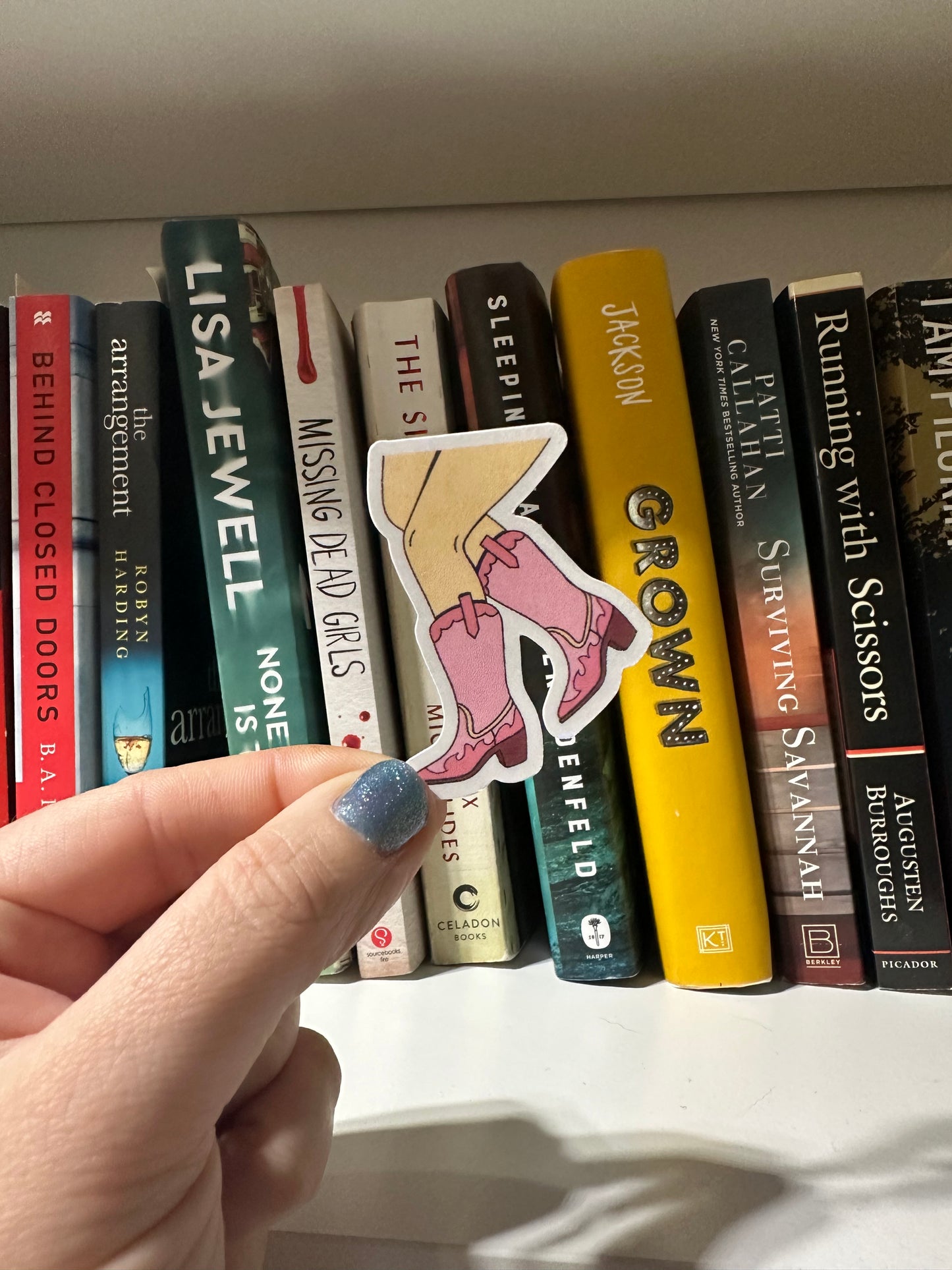 Cowgirl boots sticker