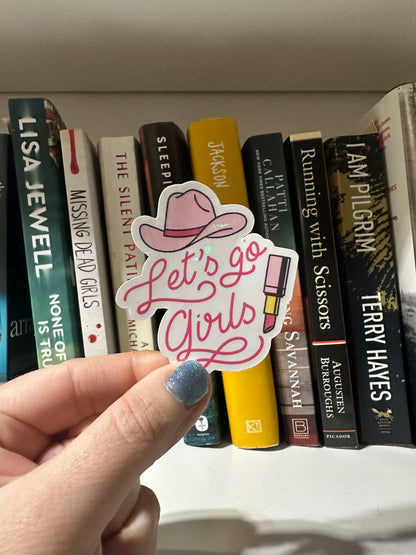 Let’s go girls sticker
