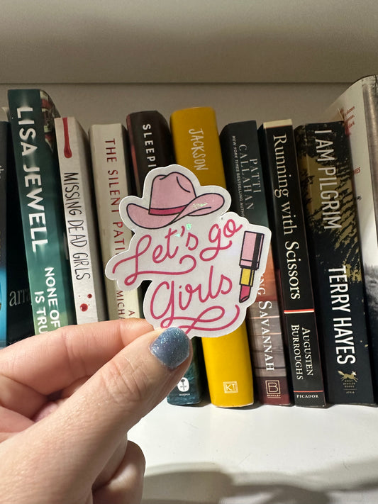 Let’s go girls sticker