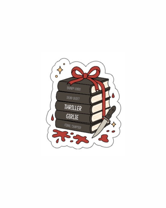 Thriller Book stack Sticker