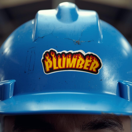 Plumber sticker