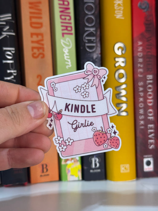 Kindle girlie sticker