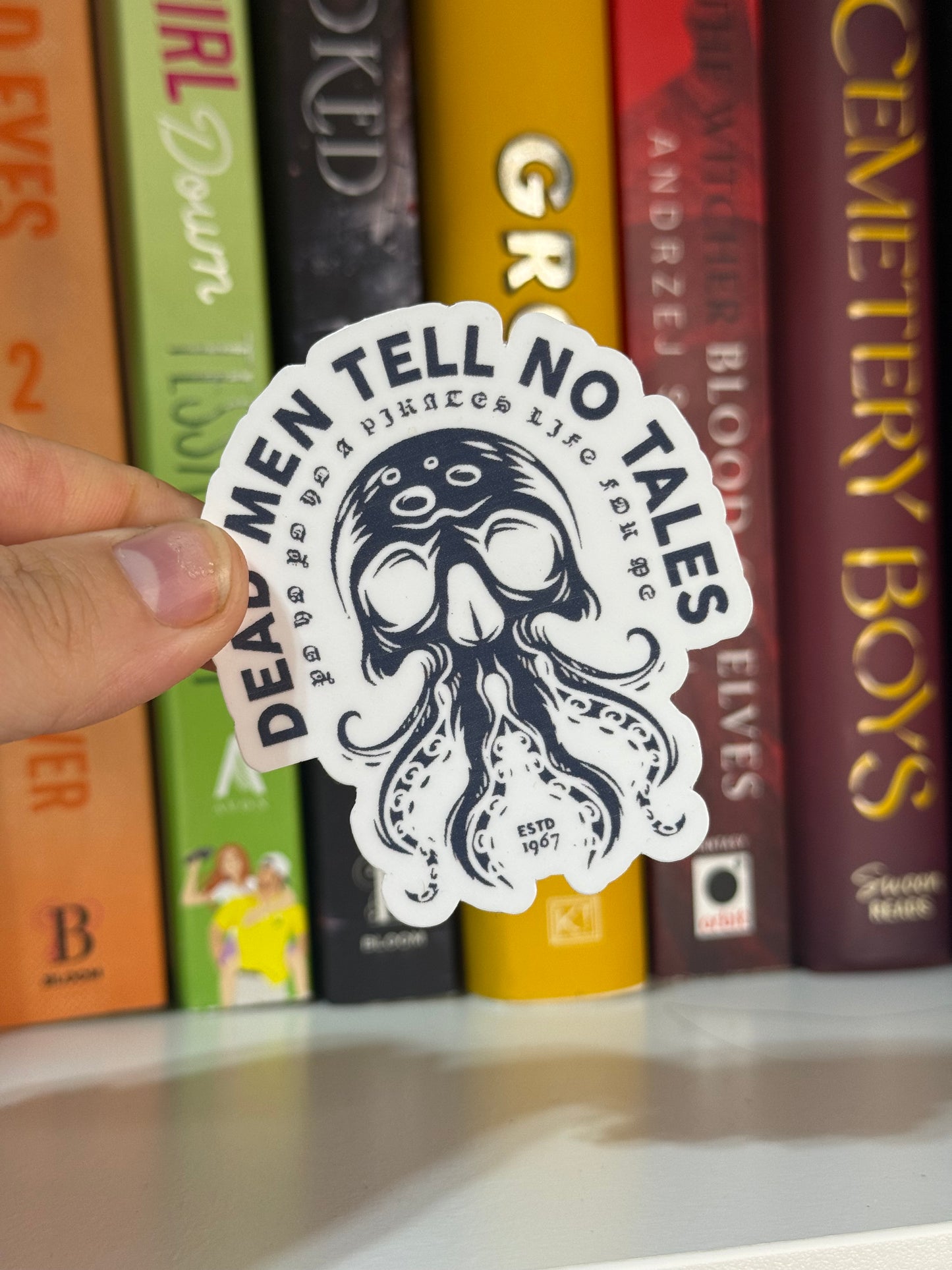 Tell no tales sticker