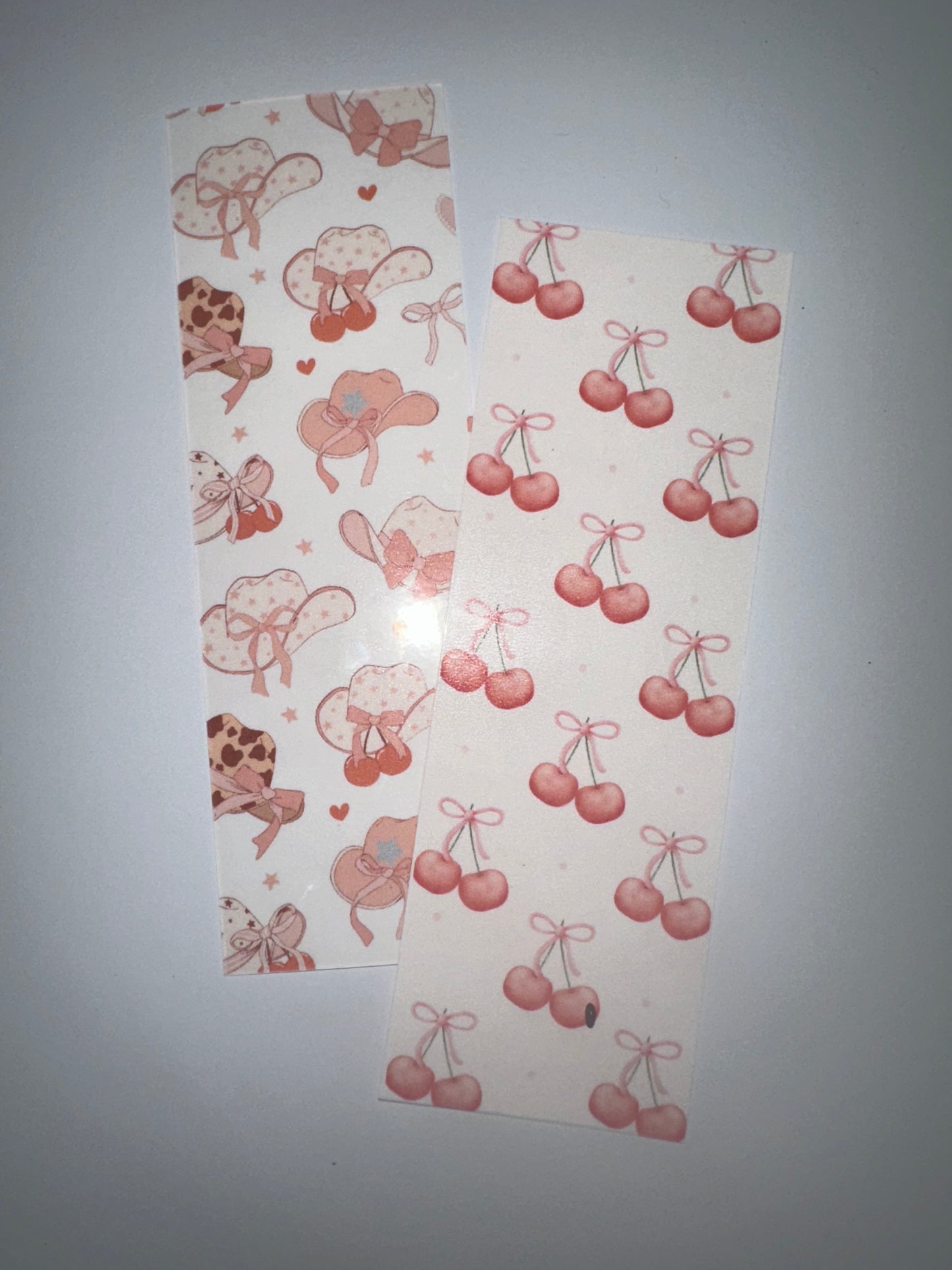 Cherry cowgirl bookmark