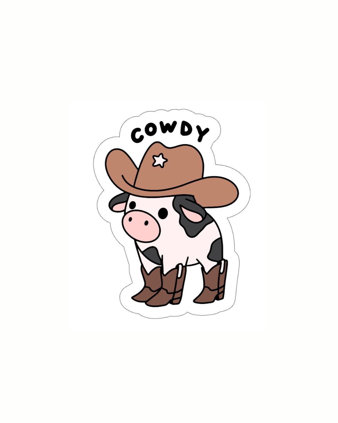 Cowdy Sticker