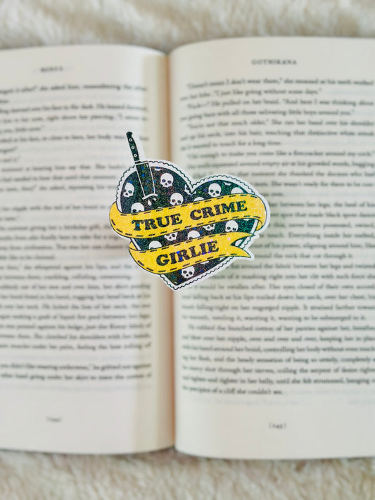 True crime girlie 3D bookmark