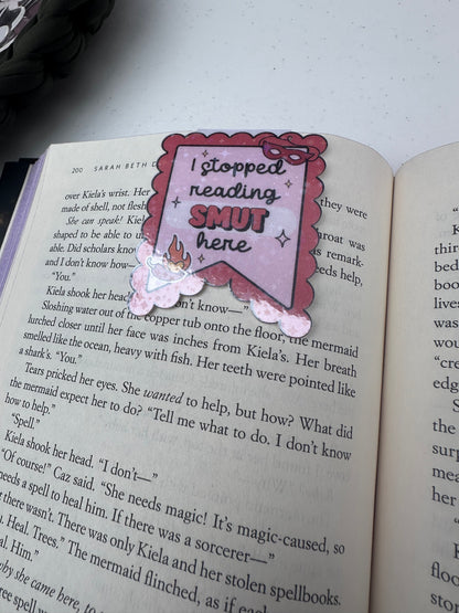 Smut postage magnetic bookmark