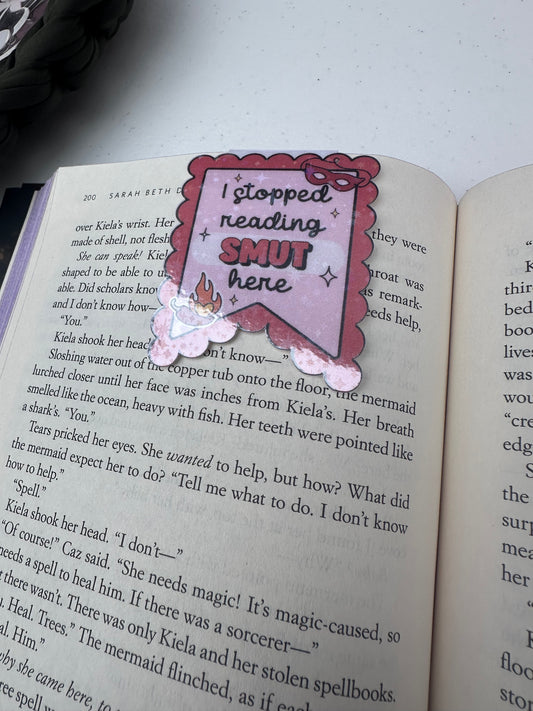 Smut postage magnetic bookmark