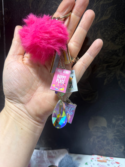 Custom book keychain