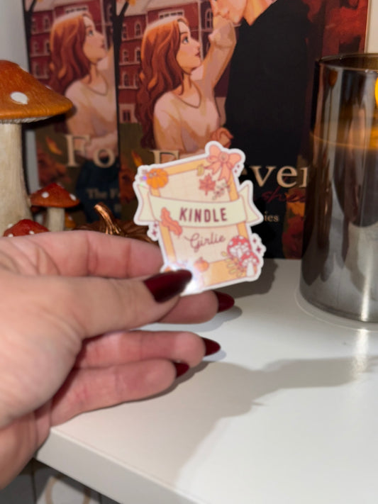 Cozy kindle sticker