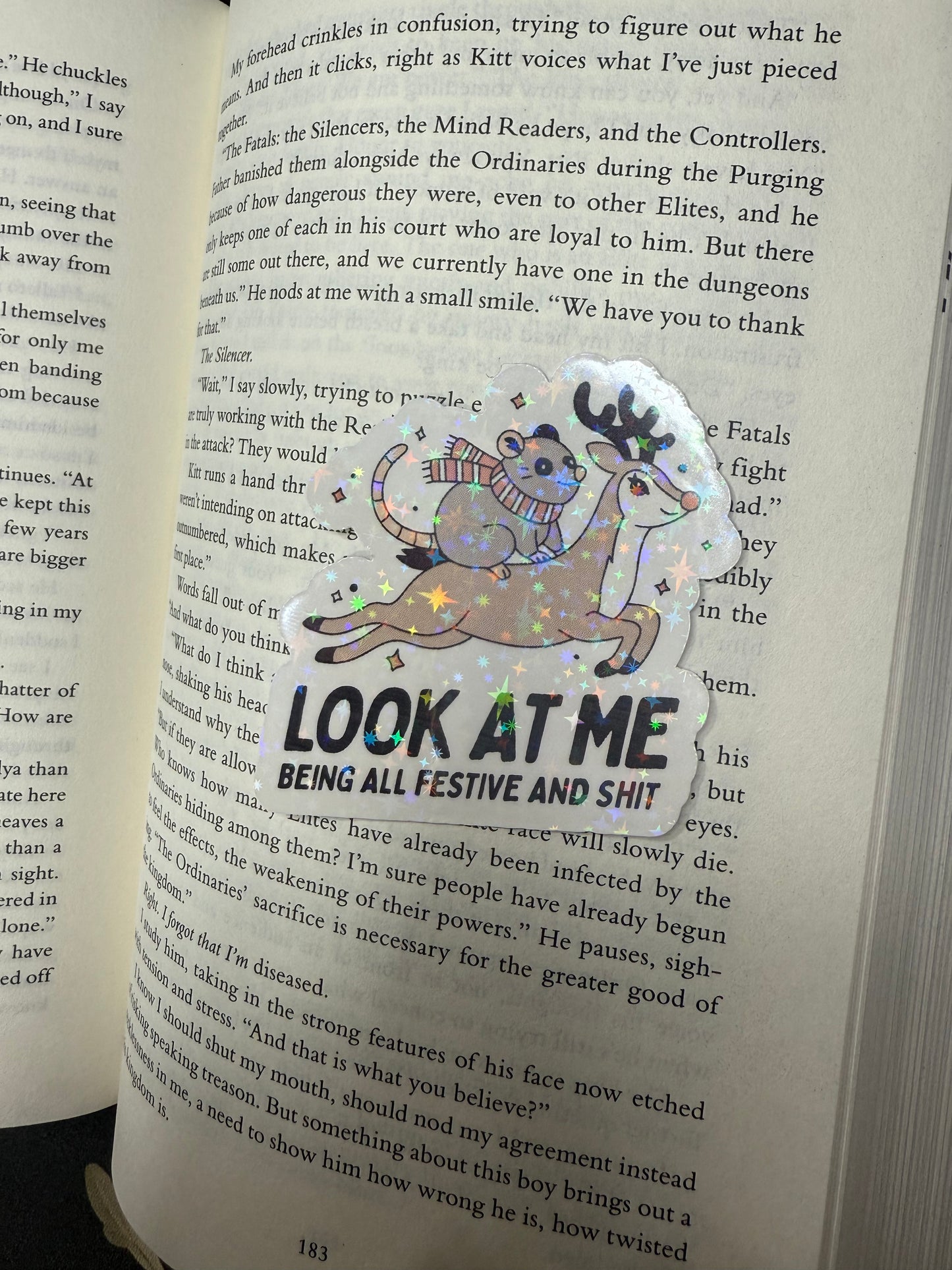 Being festive sticker