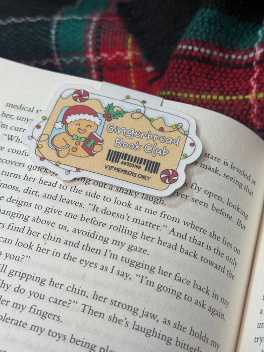 Gingerbread magnetic bookmark