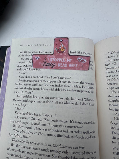 Spicy chip clip magnetic bookmark