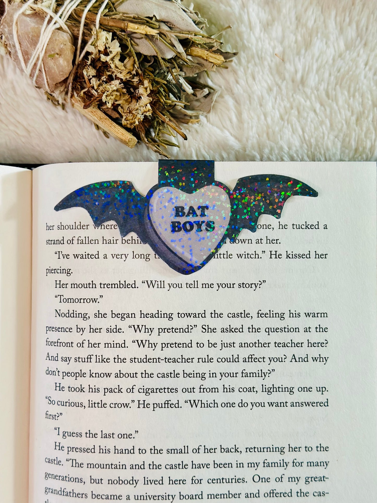 Bat boys magnetic bookmark