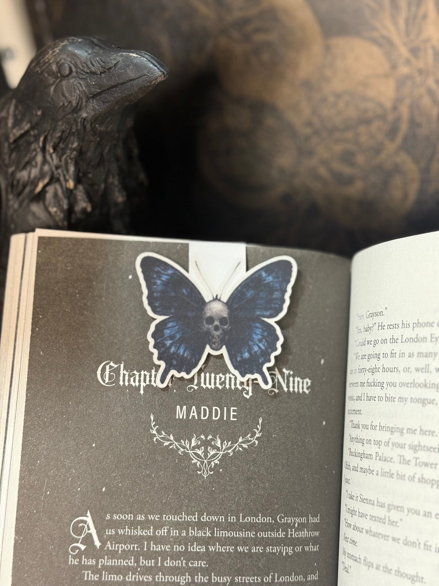 Butterfly magnetic bookmark