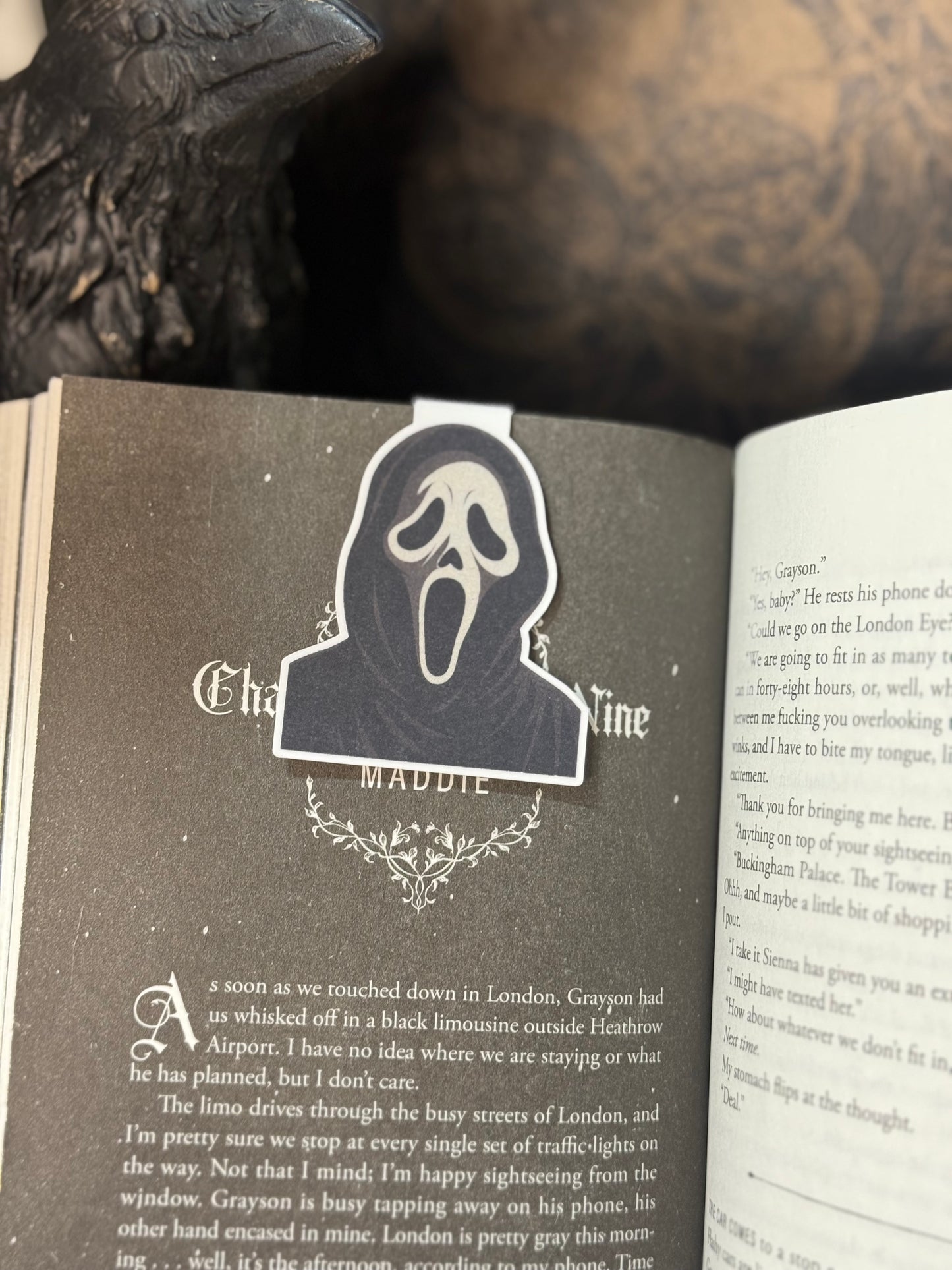 Ghost magnetic bookmark