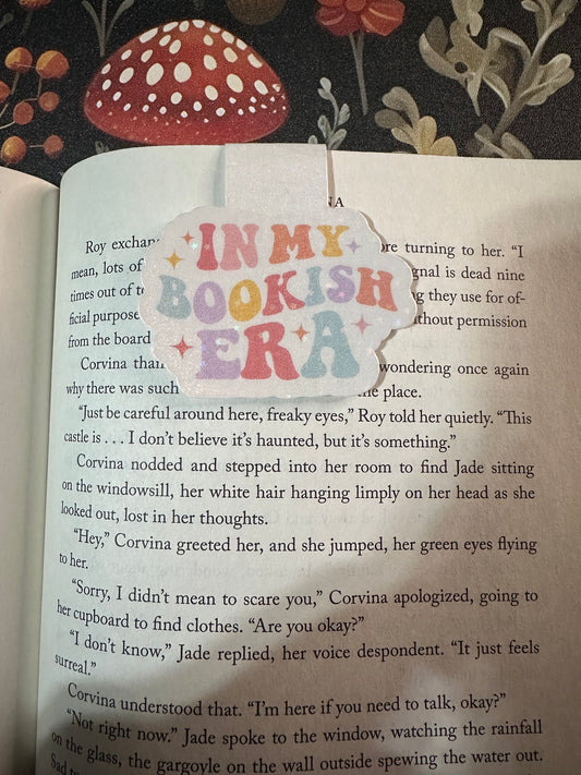 Bookish era magnetic bookmark