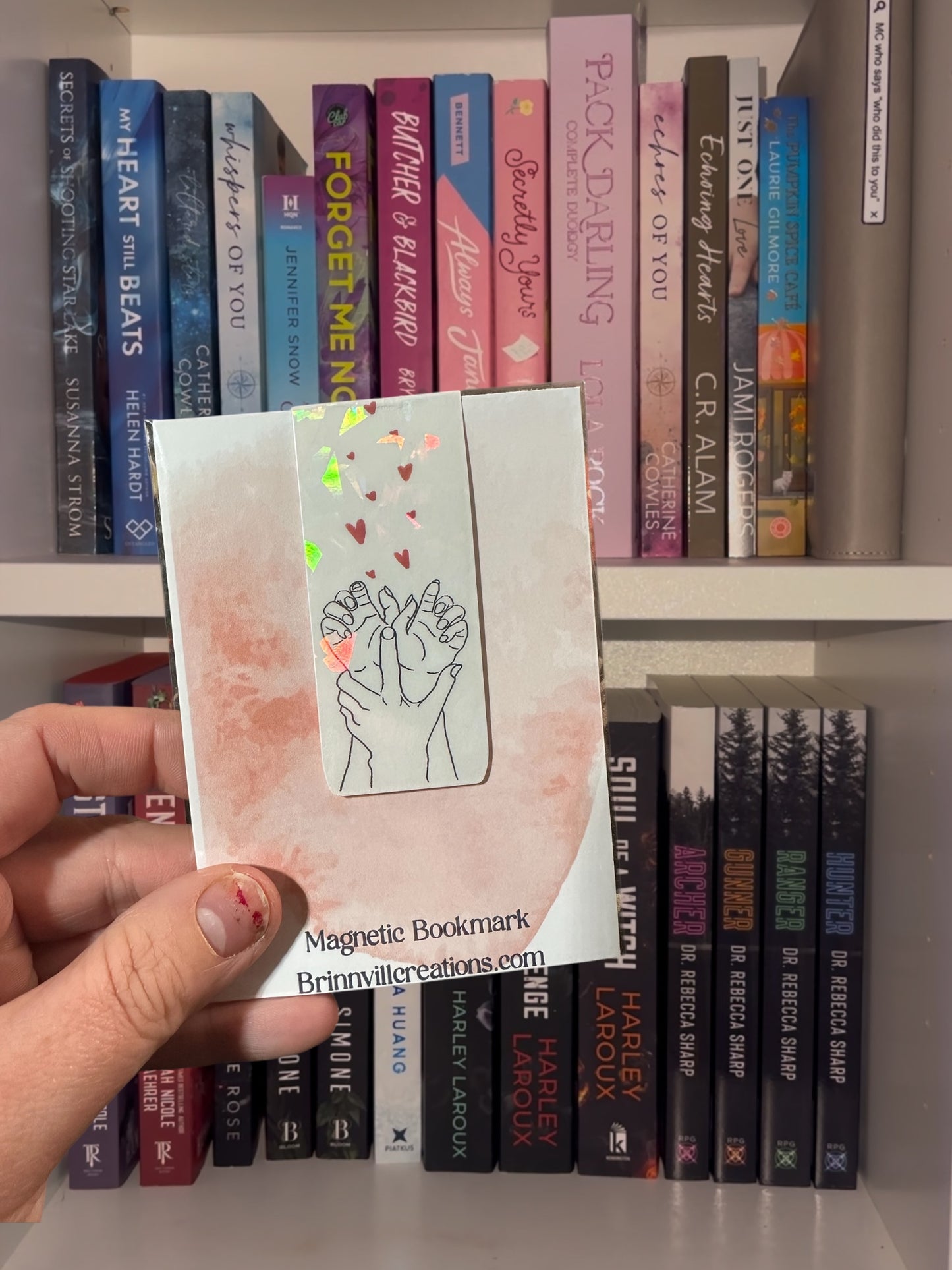 Hands magnetic bookmark