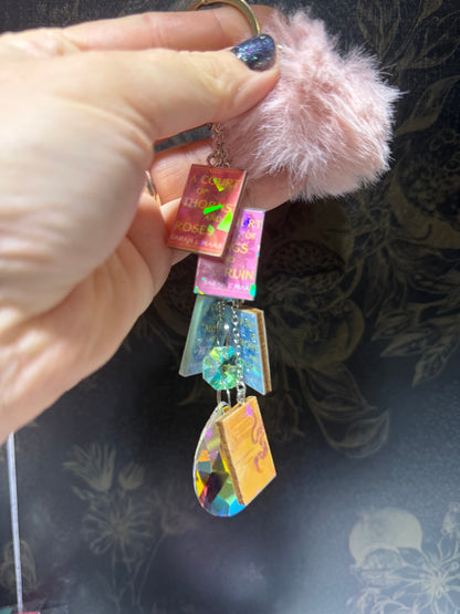 Custom book keychain