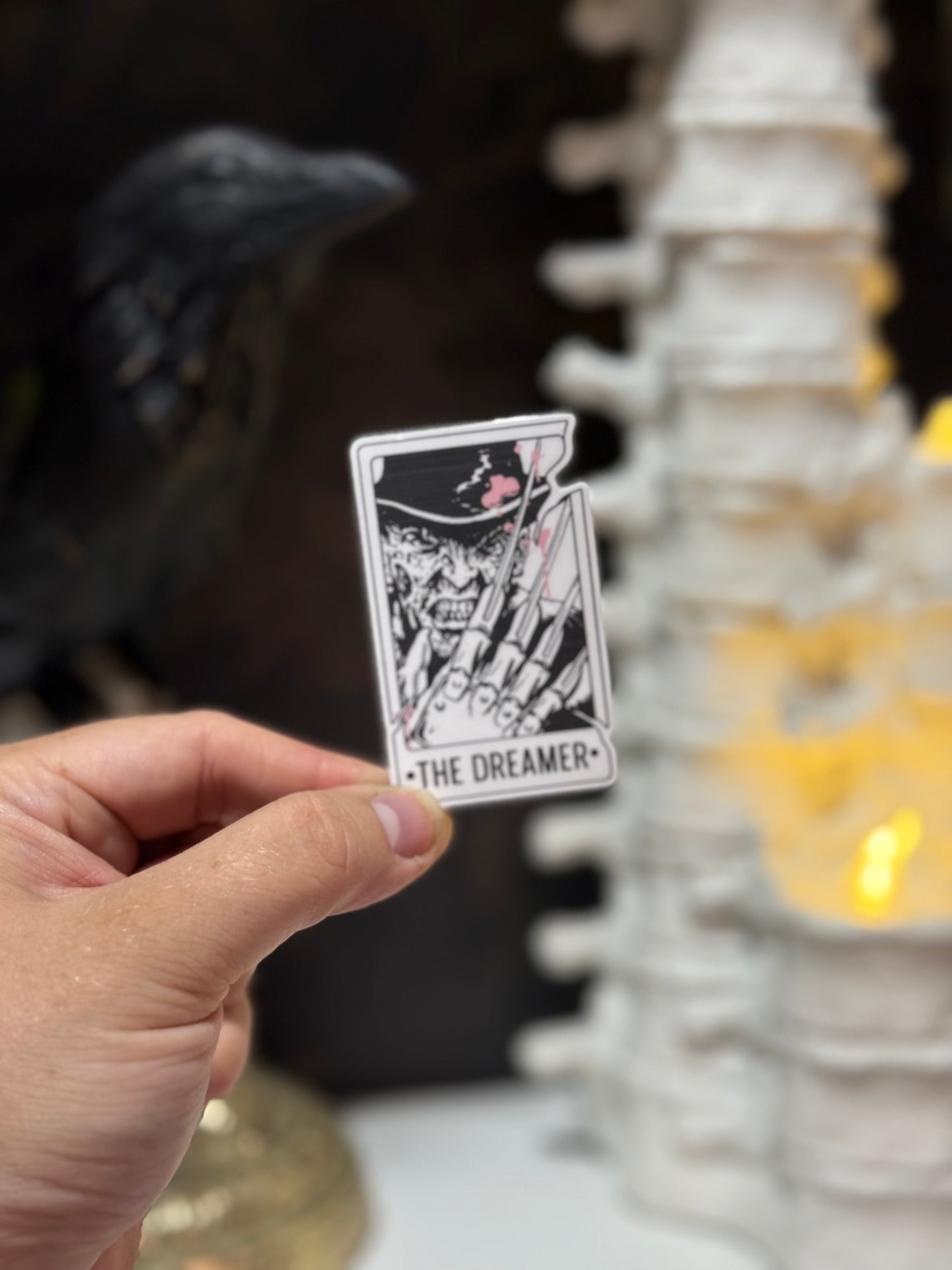 Dreamer tarot card sticker