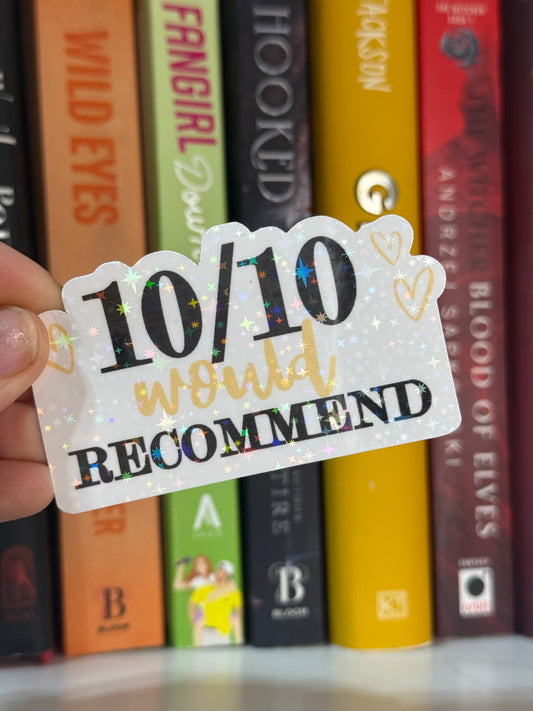 10/10 sticker