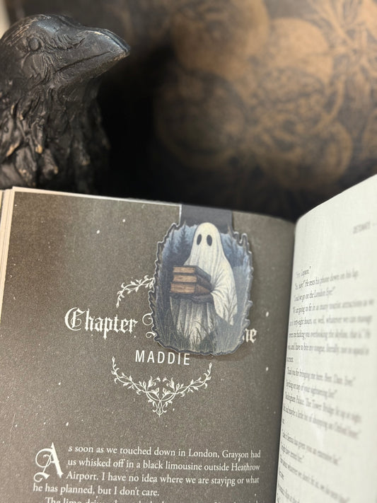 Book ghosty magnetic bookmark