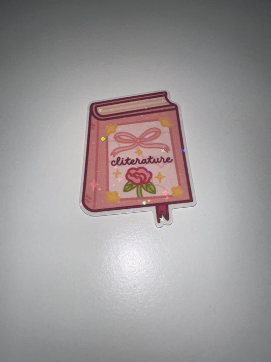 Literature sticker