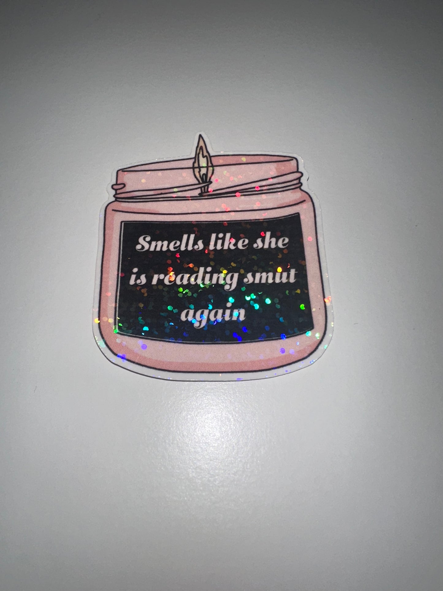 Smut candle sticker