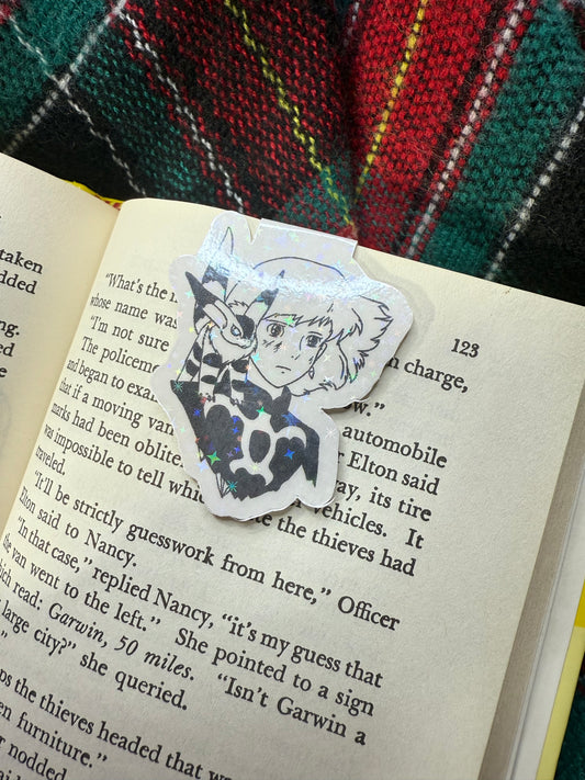 Anime magnetic bookmark
