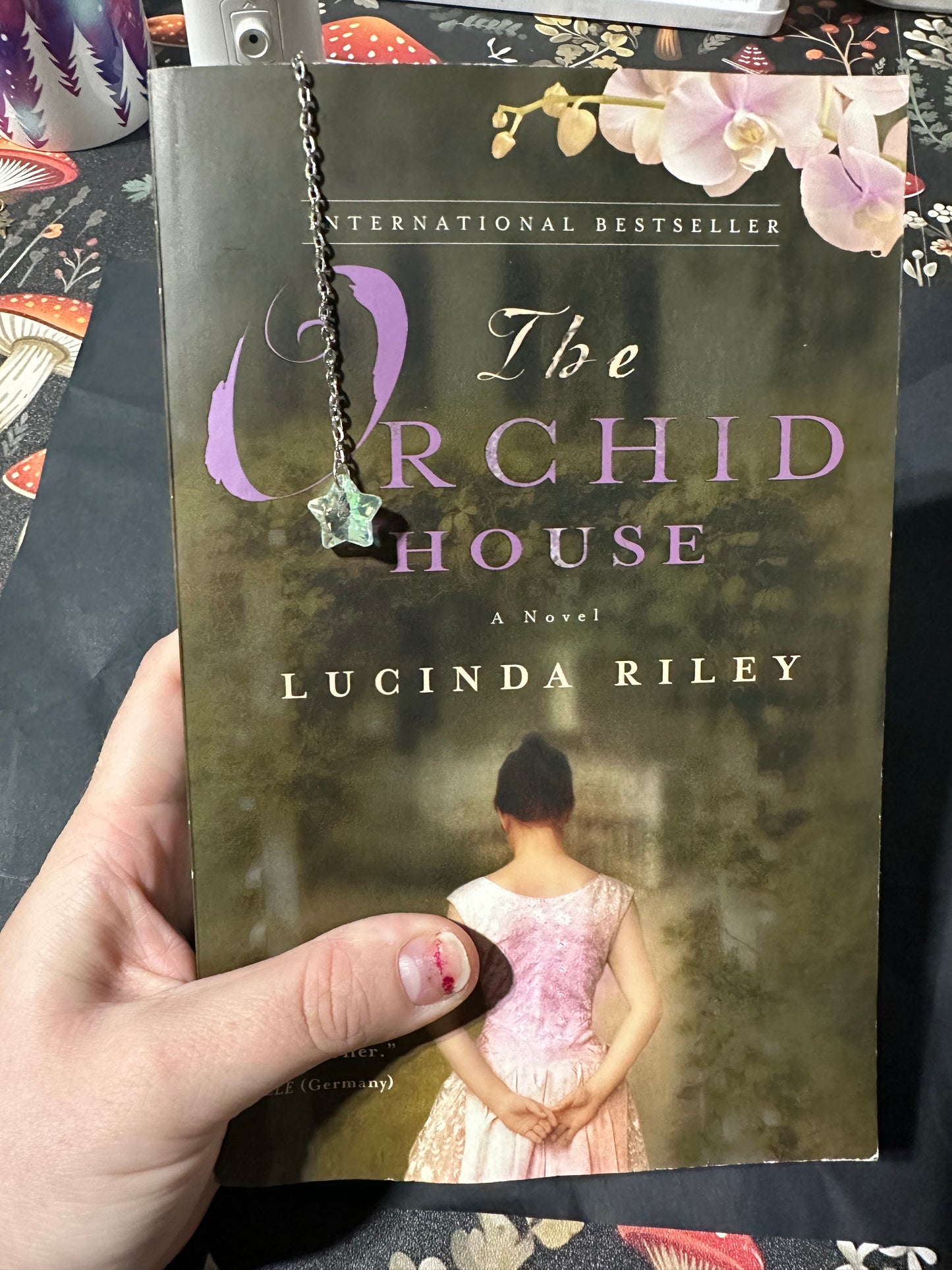 Silver moon dreamcatcher bookmark