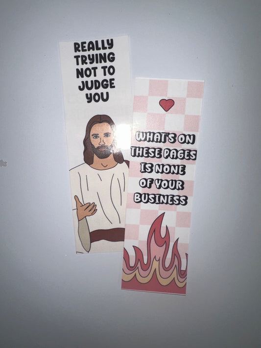 Judging Jesus bookmark