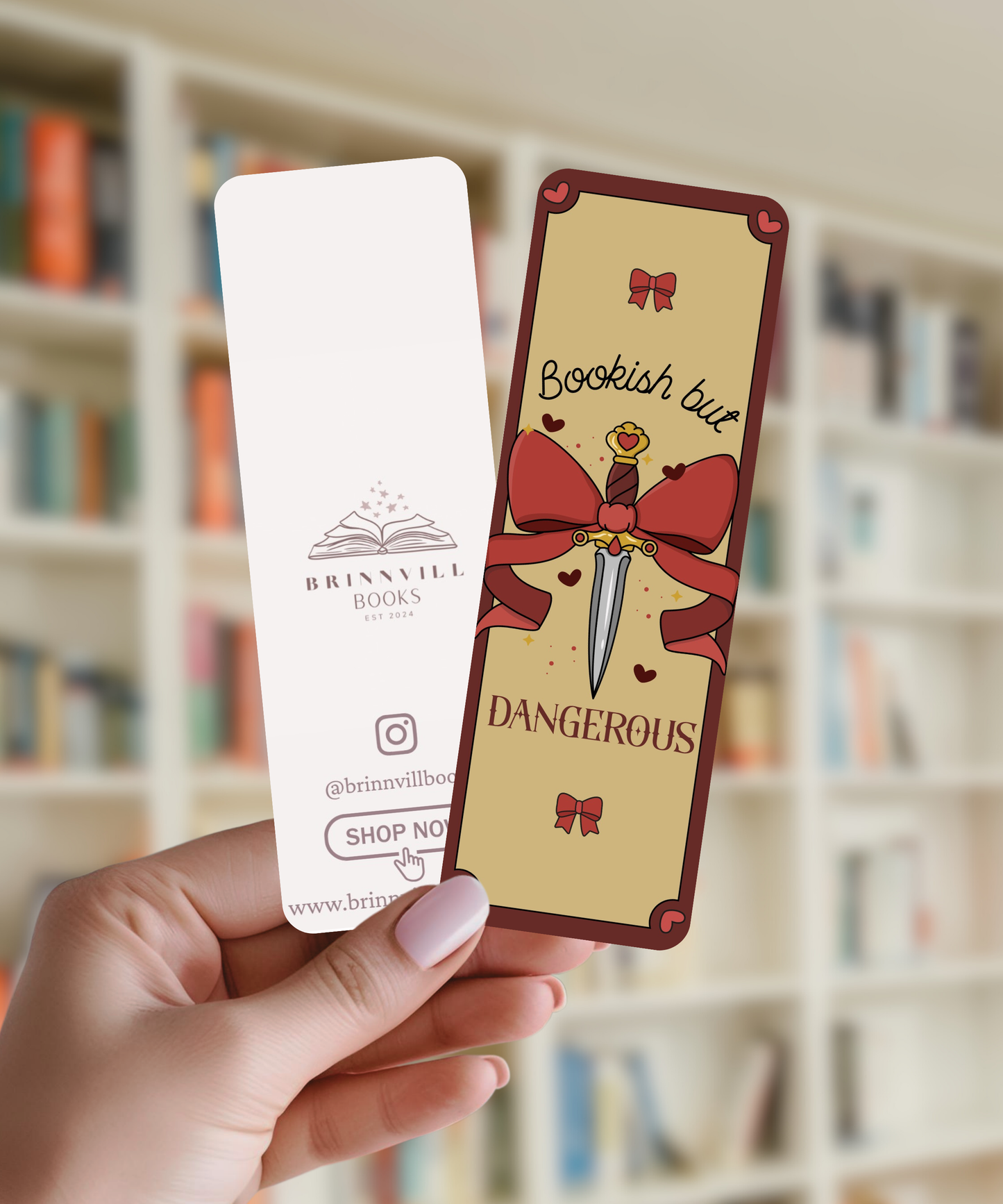 Bookish but dangerous Bookmark