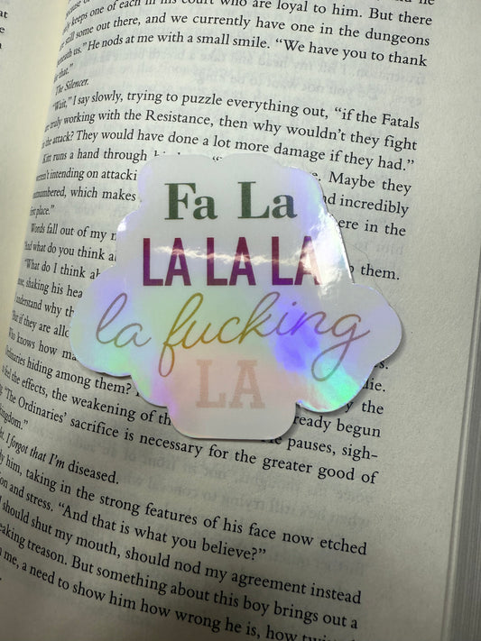 La fucking la sticker