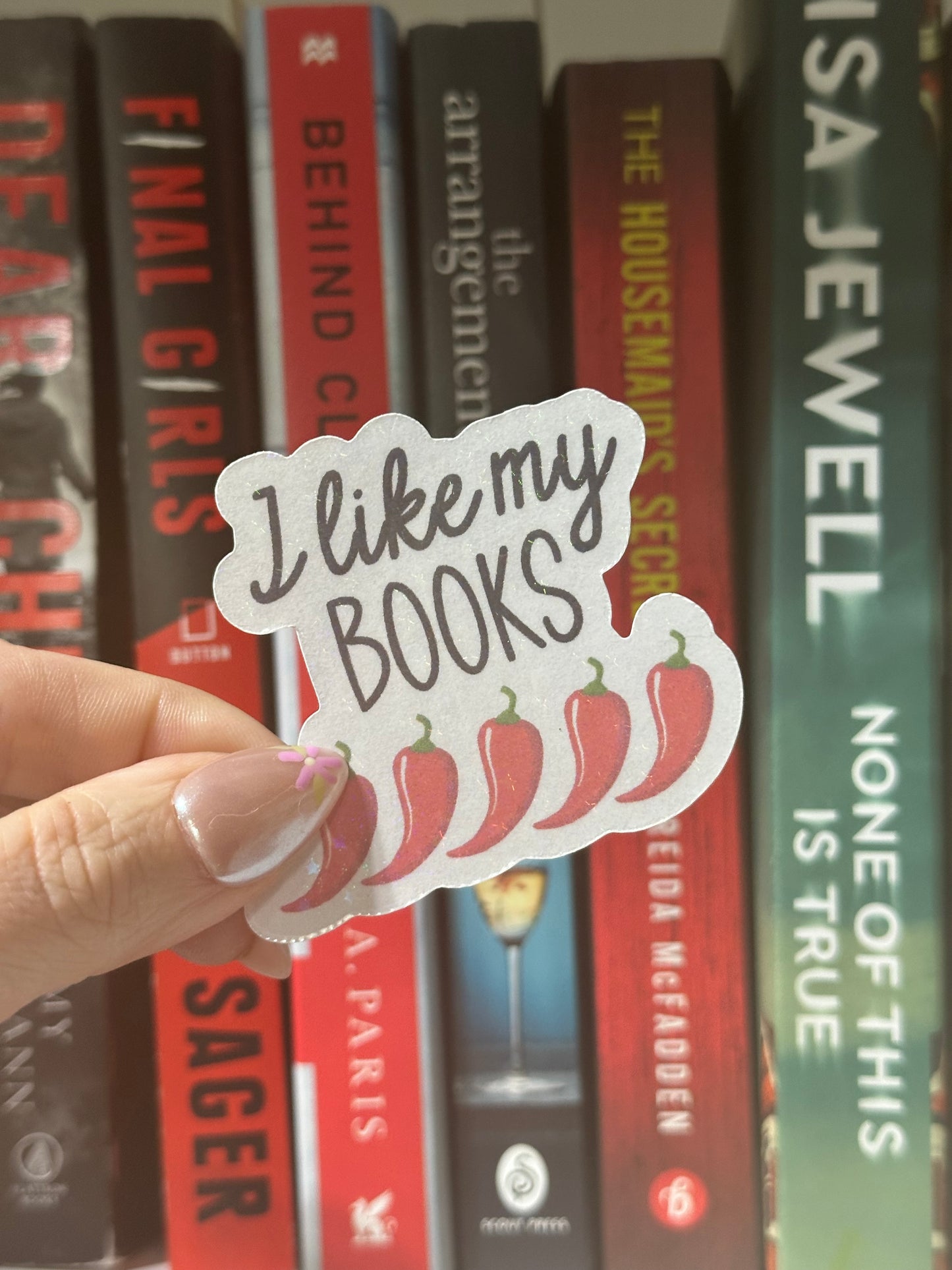 Spicy books sticker