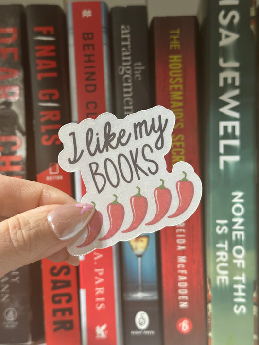 Spicy books sticker